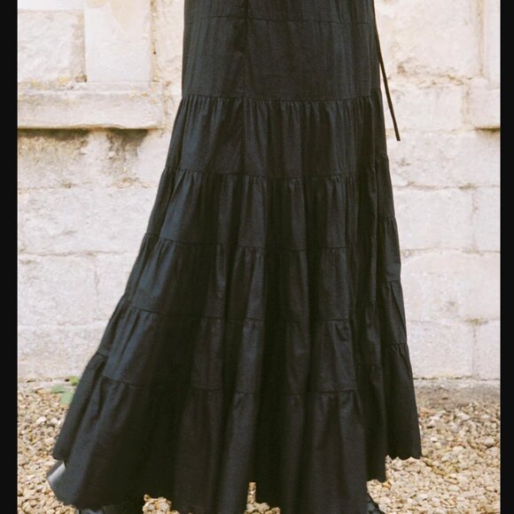 SOLD // Christy Dawn Darby Skirt in Night Size L - Picture 3 of 8